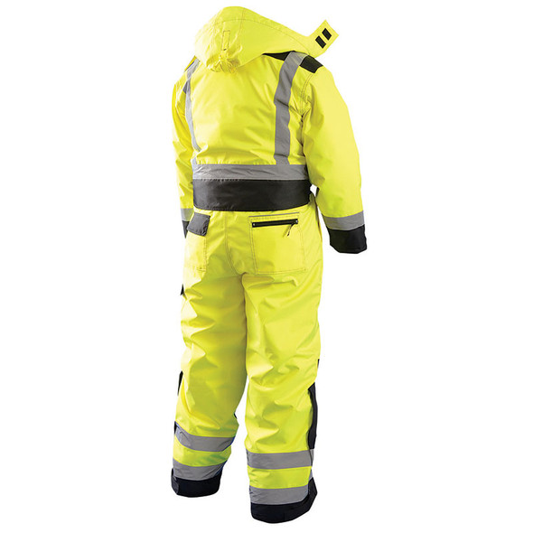 High Visibility Coveralls LUX-WCVL Back